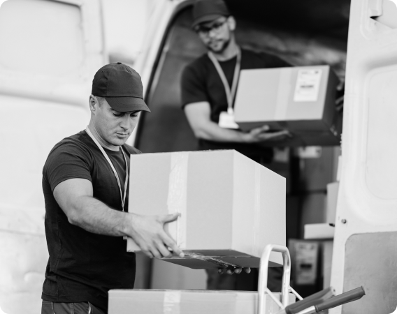 Industries that operate behind the scenes, such as waste management companies, transportation companies, security services, and logistics firms