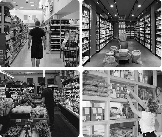 Grocery Stores, the cornerstone of neighborhood convenience, offer a wide array of staple items.